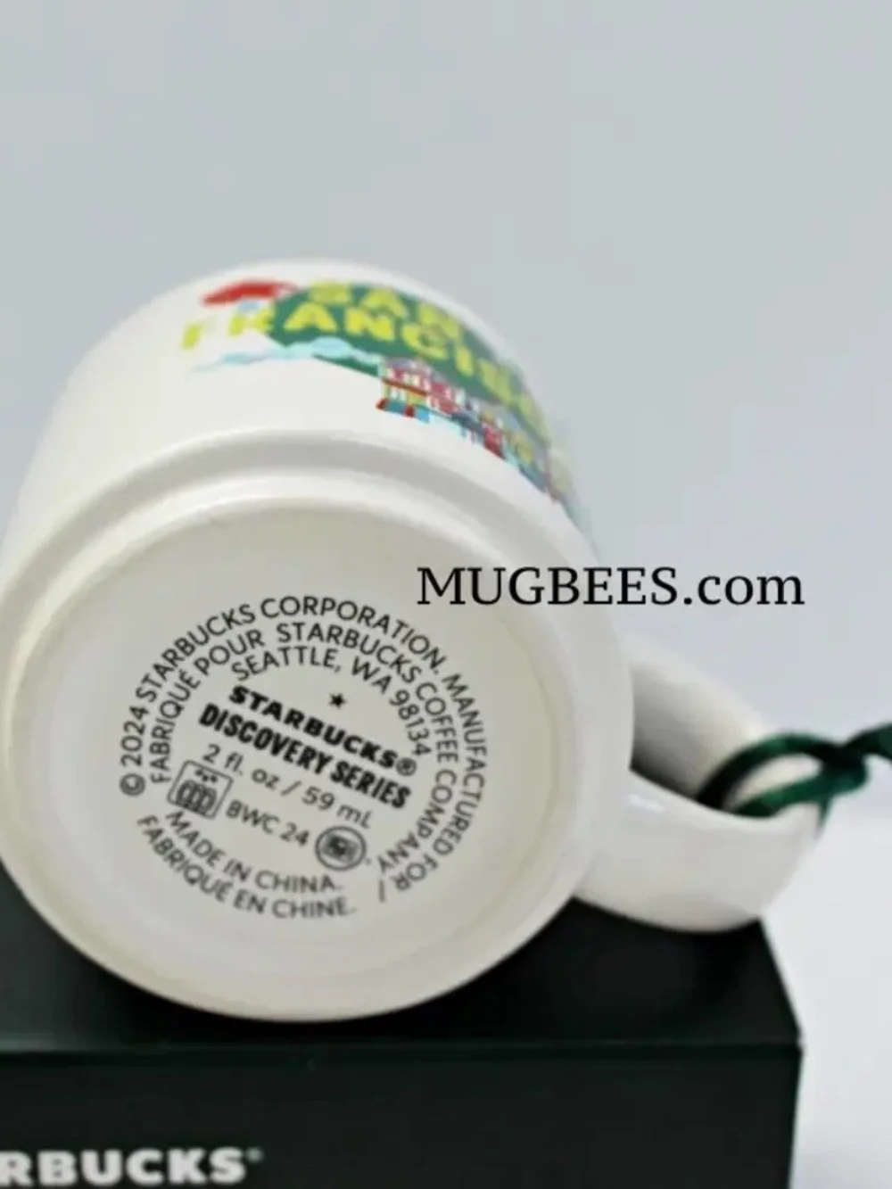 Starbucks Discovery Series Ornament San Francisco Ceramic Demi Cup 2oz NEW